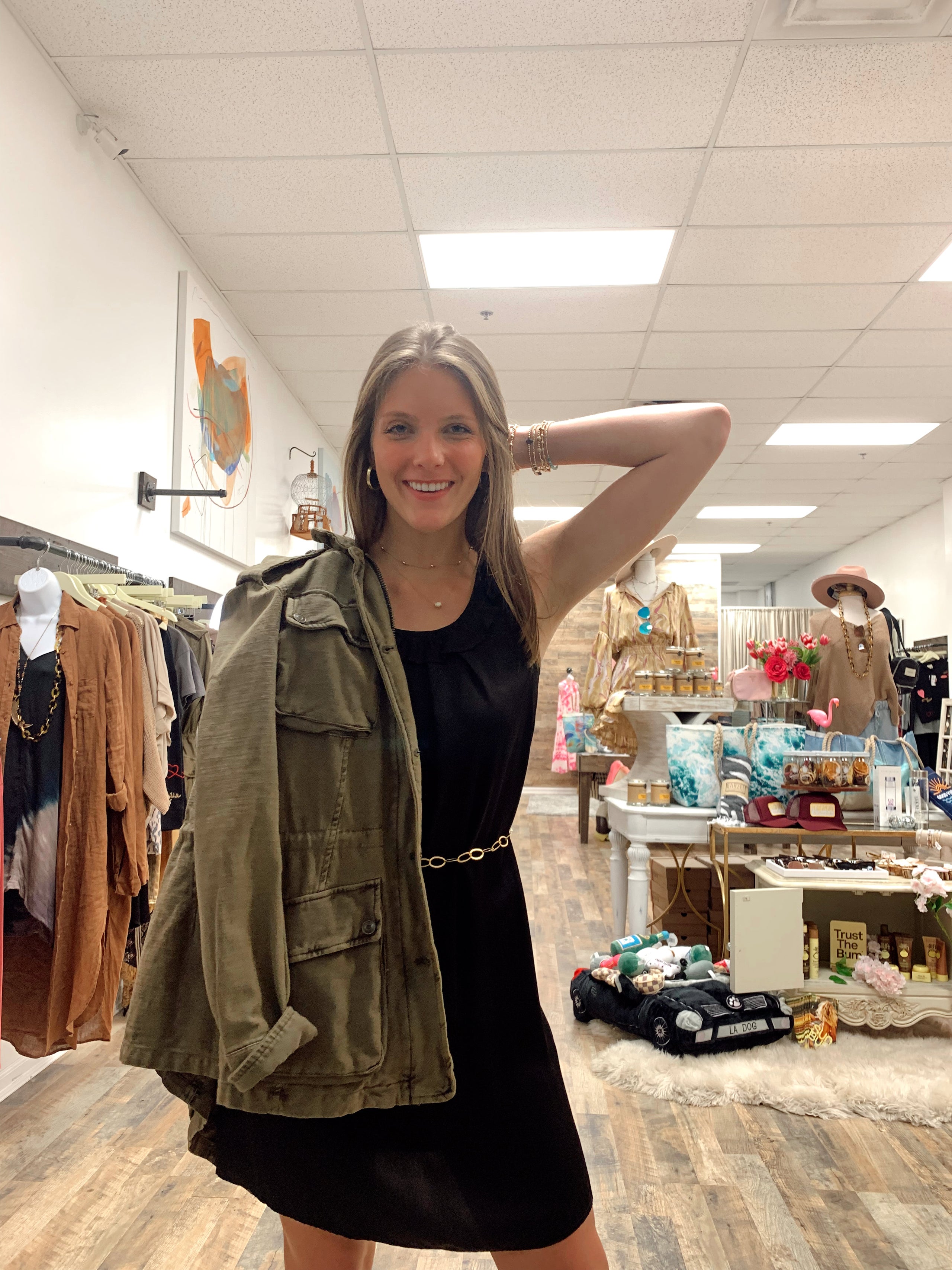 Free People Not Your Brothers Surplus Jacket